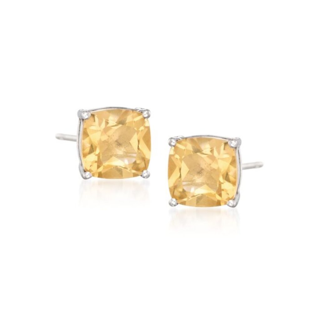 Genuine Citrine earrings